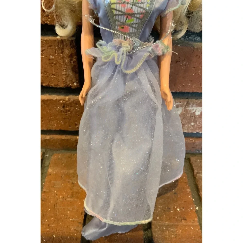 Vintage Barbie Mattel 90s Purple‎ Princess Blonde Hair Blue Eyes